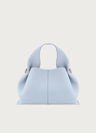 Borsa tote classica in tinta unita da donna, comoda ed elegante, stile vintage