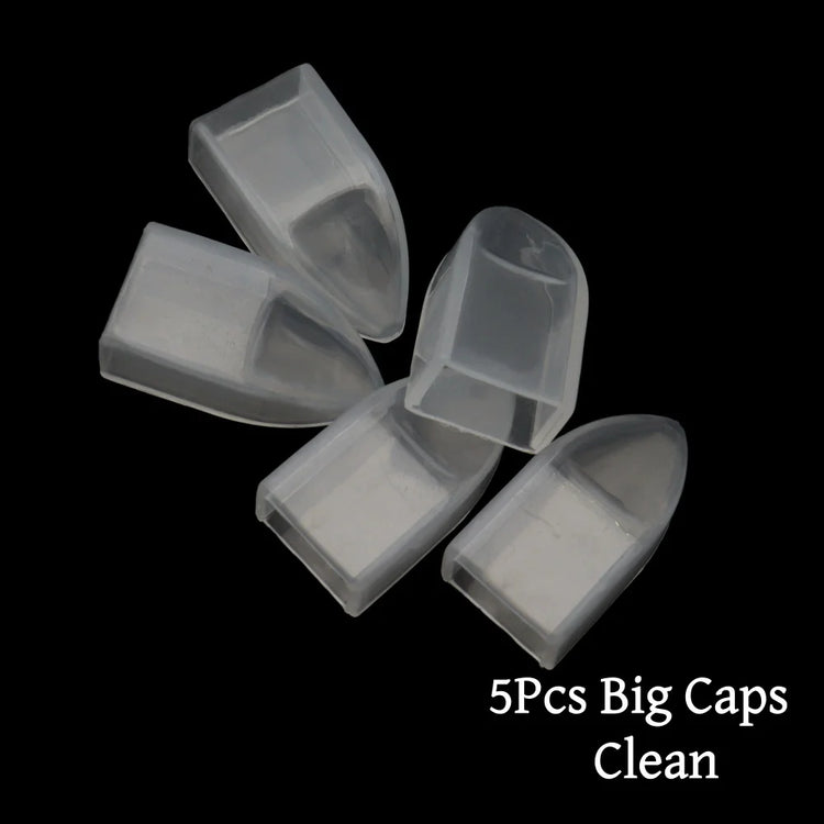 Transparent Plastic Cuticle Nipper Protective Cover Anti-Scratch Dustproof Storage Sleeve Nail Tool Tip Guard Cap