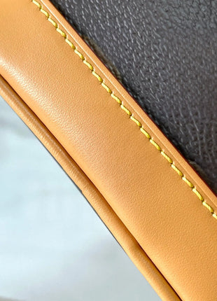 Borsa da giorno universale in ecopelle con cuciture discrete, borsa a mano da donna, borsa a tracolla, accessorio versatile per lo shopping al centro commerciale, passeggiate nel centro città e il tempo libero.