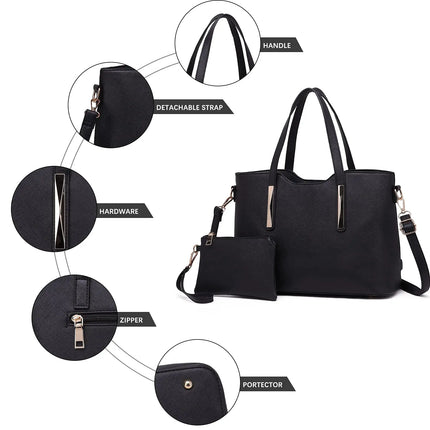 Borsa Miss Lulu Henkel Borsa shopper 2in1 da DONNA Borsa a tracolla da viaggio per DONNA, elegante e pratica