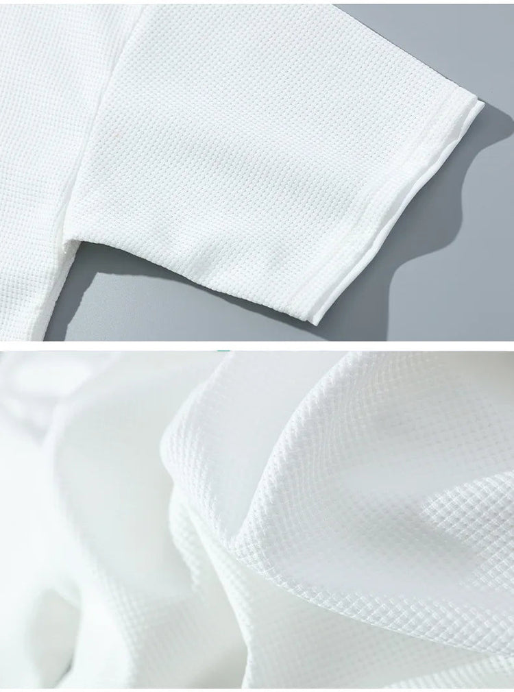 2026 nuovi set di waffle da uomo estivi T-shirt e pantaloncini casual Set tuta sportiva maschile tuta tinta unita abiti larghi platinumshop
