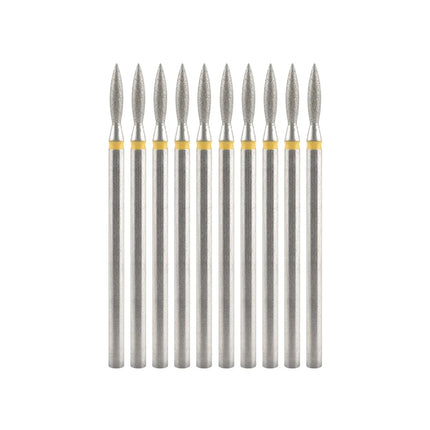 10Pcs Diamond Milling Cutter For Manicure Electric Nail Drill Bits Accessory Pedicure Machine Nail File Gel Remover Tool uñas Accesorios Y Herramientas