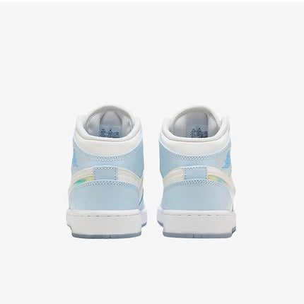 Scarpe casual Nike originali Air Jordan 1 Mid SE GS da donna per bambini grandi FQ9117-400 platinumshop