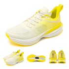 ONEMIX Scarpe da corsa da uomo in stile cinese Traspirante Carattere di moda Vamp Cuscino d'aria Scarpe sportive Scarpe da ginnastica da passeggio all'aperto PlatiNum