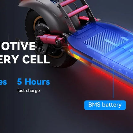 Monopattino Elettrico per Adulti TODIMART D5, E-Scooter Urbano, Batteria 48V 10.4Ah, Motore 499W, Velocità Massima 24.99km/h, Autonomia 30-45km, Pieghevole, Portatile, per Pendolari, Alte Prestazioni