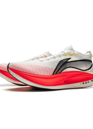 Li-Ning Unisex FEIDIAN 5 ELITE Racing Running Shoes SUPER BOOM LiNing CARBON-FIBER PLATE Shoes Anti-Slip Sneakers ARMV003 PlatiNum