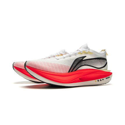 Li-Ning Unisex FEIDIAN 5 ELITE Racing Running Shoes SUPER BOOM LiNing CARBON-FIBER PLATE Shoes Anti-Slip Sneakers ARMV003 PlatiNum