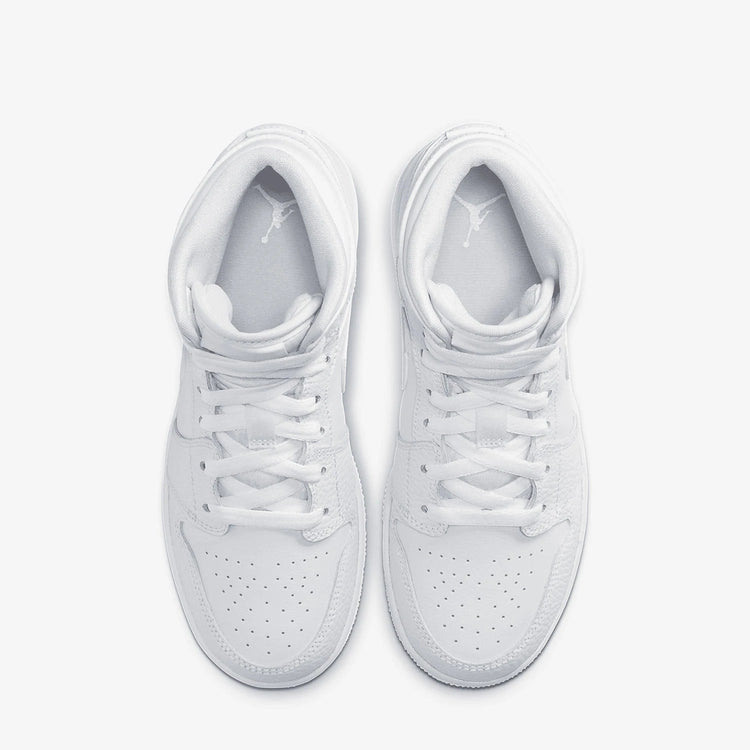Scarpe sportive originali Nike AIR JORDAN 1 (GS) da donna e da bambino 554725-130 platinumshop