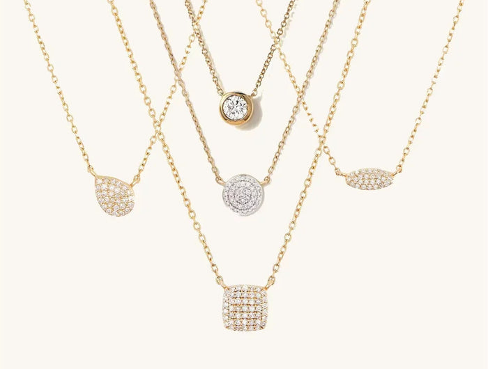 DPLAOPA 925 Sterling Silver Gold Solo trilioni Pave CZ zircone cuscino collana lunga catena pera Choker donne monete di lusso gioielli PlatiNum