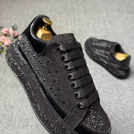 2026 spring and autumn new trendy brand low-top hot diamond board shoes men's lace-up versatile sports dad shoes
