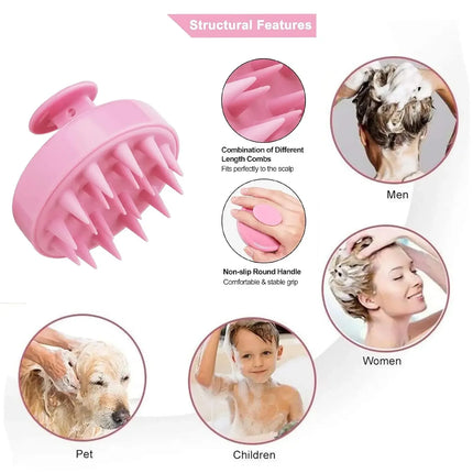 11pcs Hair Brush Set for Women and Men, Edge & Back Brushing, Curly Hair Brush Set with Spray Bottle Flower hair clip
