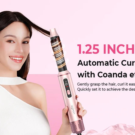 Ukliss 5 in 1 Hair Dryer Hot Comb Set Professional Curling Iron Hair Straightener Styling Tool For Professional Hair Dryer Household