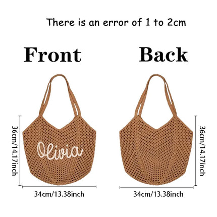 Personalized Beach Bags, Bridesmaid Gift Bags, Straw Beach Bags, Wedding Favors Gifts, Beach Travel Bag, Bachelorette Party Favors