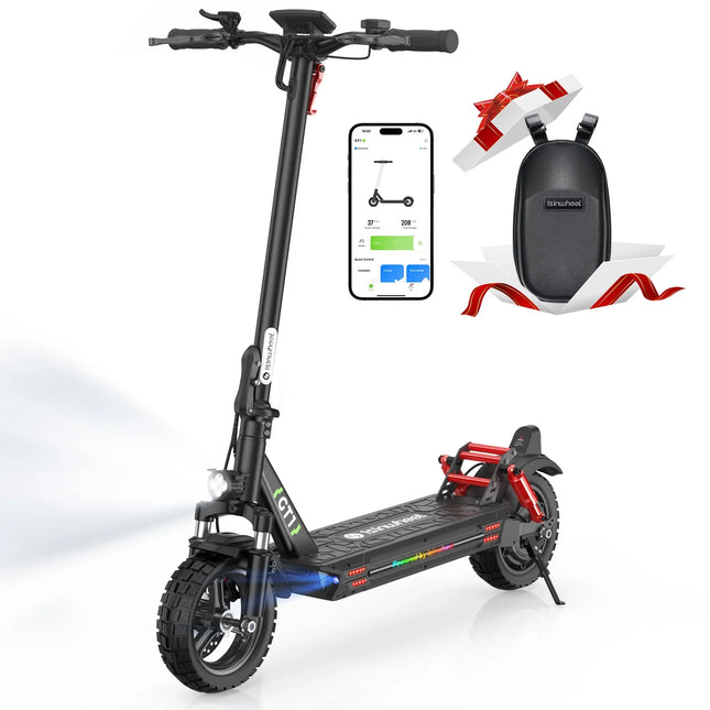 Isiswheel GT1 Scooter elettrico Motore 800W Batteria 48V10Ah EScooter 10 Pneumatico fuoristrada Pieghevole City Commuter E-Scooter
