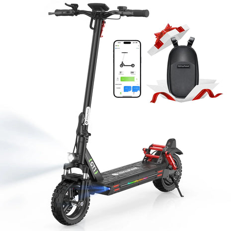 Isiswheel GT1 Scooter elettrico Motore 800W Batteria 48V10Ah EScooter 10 Pneumatico fuoristrada Pieghevole City Commuter E-Scooter