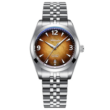 ADDIESDIVE Watch Sapphire New AD2560 Men Automatic Watches 8215 Mechanical Purple Dial Luminous Waterproof 200m Dive Wristwatch