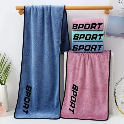 Asciugamano sportivo da palestra Asciugamano da bagno in fibra ultrafine Allenamento Yoga Asciugamani da spiaggia Asciugatura rapida Esercizio Assorbimento del sudore Asciugamano ad asciugatura rapida