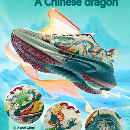 Onemix Original Designers Chinese Style Running Shoes for Men Luxury Women Shoes Breathable Sports Shoes Male Outdoor Sneaker PlatiNum