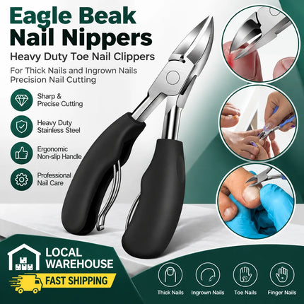 Ingrown Toenail Hawkbill Pliers, Heavy-Duty Toenail Clippers, Suitable for Thick and Ingrown Nails, Precision Nail Clippers.