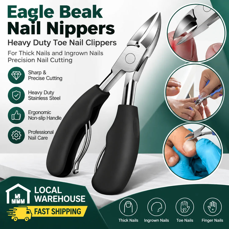 Ingrown Toenail Hawkbill Pliers, Heavy-Duty Toenail Clippers, Suitable for Thick and Ingrown Nails, Precision Nail Clippers.
