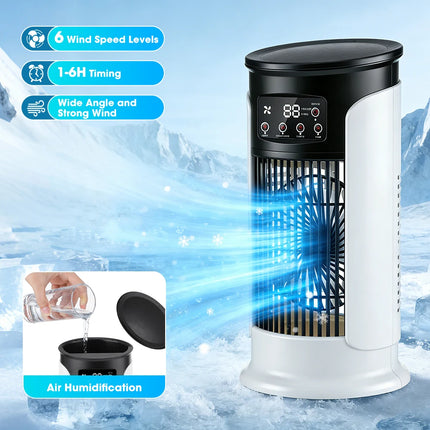 Mini Condizionatore d'Aria Portatile USB, Ventilatore Raffreddante ad Acqua per Casa e Ufficio - Raffreddatore d'Aria Compatto