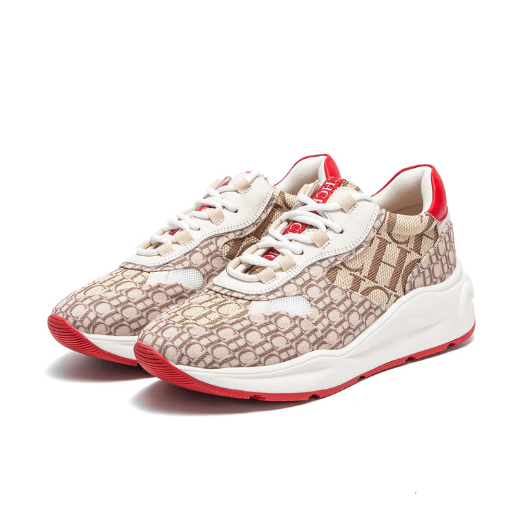 Women's Vulcanized Shoes 2026 New Beige Walking Shoes Women's Outdoor Sports Shoes