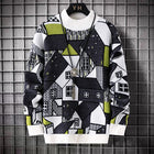 Men's wool pullovers 2025 men winter korean style grid pattern warm Sweaters O-neck men sweaters autumn men size M-3XL