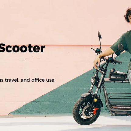 Monopattino Elettrico iScooter DX5 1500W, Batteria 48V 15.6Ah, Velocità Massima 55km/h, Autonomia 60-72km, Pneumatici da 15 Pollici con NFC