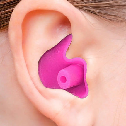 1 paio di tappi per le orecchie morbidi impermeabili Tappi per le orecchie portatili in silicone Accessori per il nuoto Tappi per le orecchie durevoli Texture delicata classica