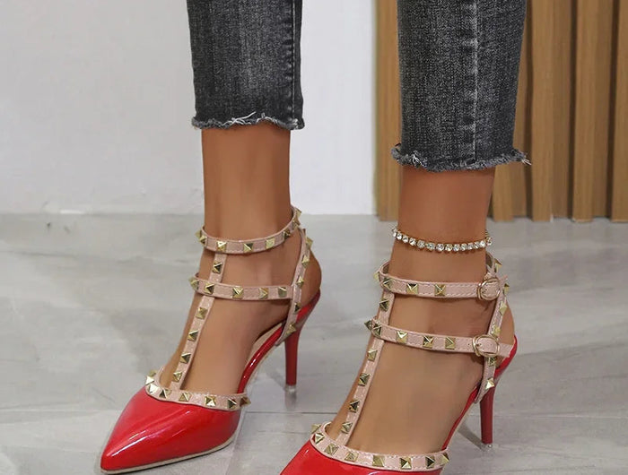 Scarpe donna 2022 estate donna tacchi alti scarpe di san valentino décolleté a punta femminile per scarpe da donna Zapatos Chaussure Femme platinumshop