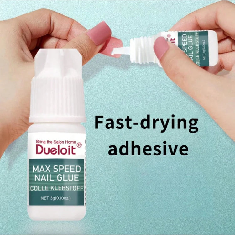 3G Professional Quick-Drying Nail Glue Fast-Cure No-Bake Adhesive for Nail Art Salon Grade Manicure Accessories