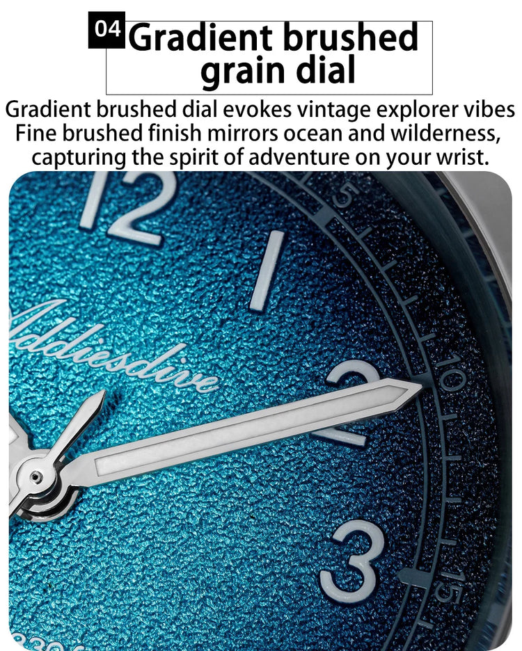 ADDIESDIVE 2026 New Luxury Men Quartz Watch 100M Waterproof Sapphire Glass Super Luminous Stainless Steel Business Wristwatches