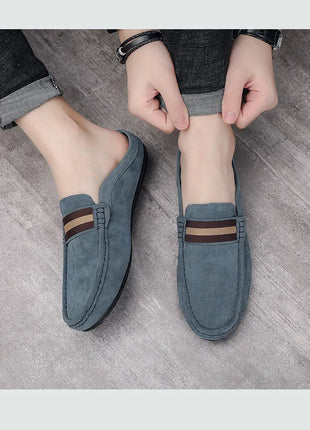 Mocassino 2026 ‌   Scarpe da uomo leggere estive, modello mocassino, slip-on traspiranti casual con mezza soletta, per uomo