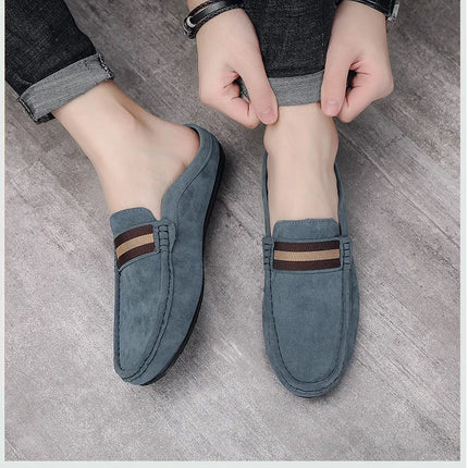 Mocassino 2026 ‌   Scarpe da uomo leggere estive, modello mocassino, slip-on traspiranti casual con mezza soletta, per uomo