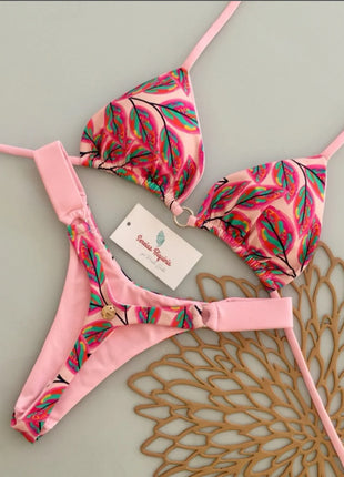 Micro Bikini 2026 Push Up Donna Costumi da Bagno Sexy Brasiliani Set Bikini Perizoma Stampa Biquini Abbigliamento Mare Estivo