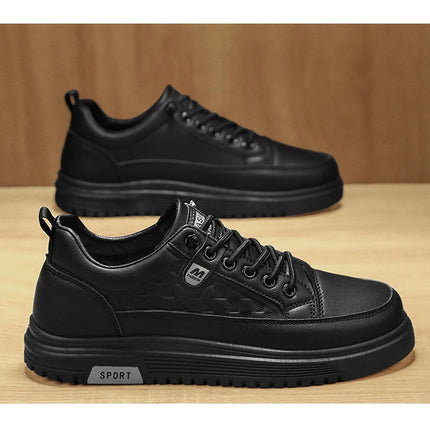Men's Flat Casual Shoes Spring Breathable Soft-Sole Anti-Slip Outdoor Walking Shoes Youth Fashion White Shoes Sports Board Shoes
