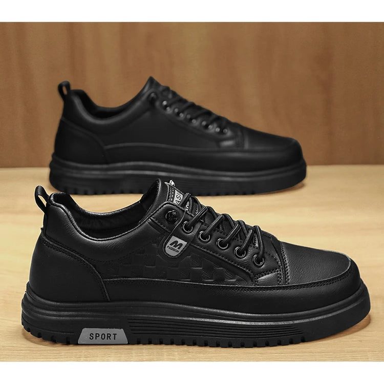 Men's Flat Casual Shoes Spring Breathable Soft-Sole Anti-Slip Outdoor Walking Shoes Youth Fashion White Shoes Sports Board Shoes