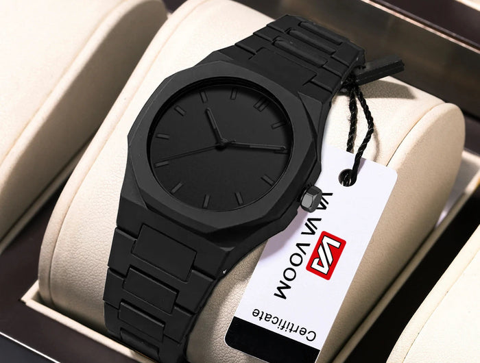 VA VA VOOM Orologio creativo da uomo di marca Moda Silicone Nero Business Style Arabo Digitale Creativo Militare Orologi sportivi al quarzo platinumshop