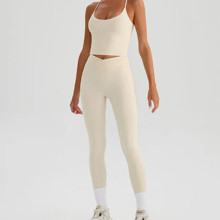 Women Gym Sports Leggings Workout Yoga Pants With Pockets High Waist Tights Fitness Pants Outdoors Running Training Trousers PlatiNum