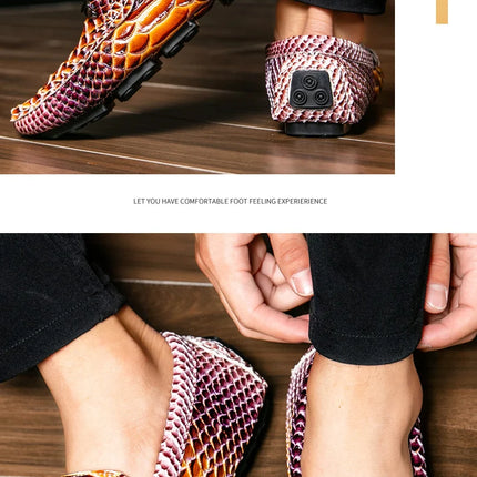 Mocassini in Pelle da Uomo 39-46, Scarpe Eleganti per Matrimoni e Feste, Calzature di Alta Qualità, Mocassini Slip-on di Lusso per Uomo