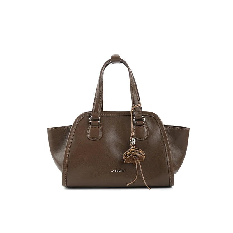 LA FESTIN Original Brand Women's Bag Shoulder Bag Leather Handbag 2025 New Dumpling Bag Fashion Crossbody Bag Lady Wallet