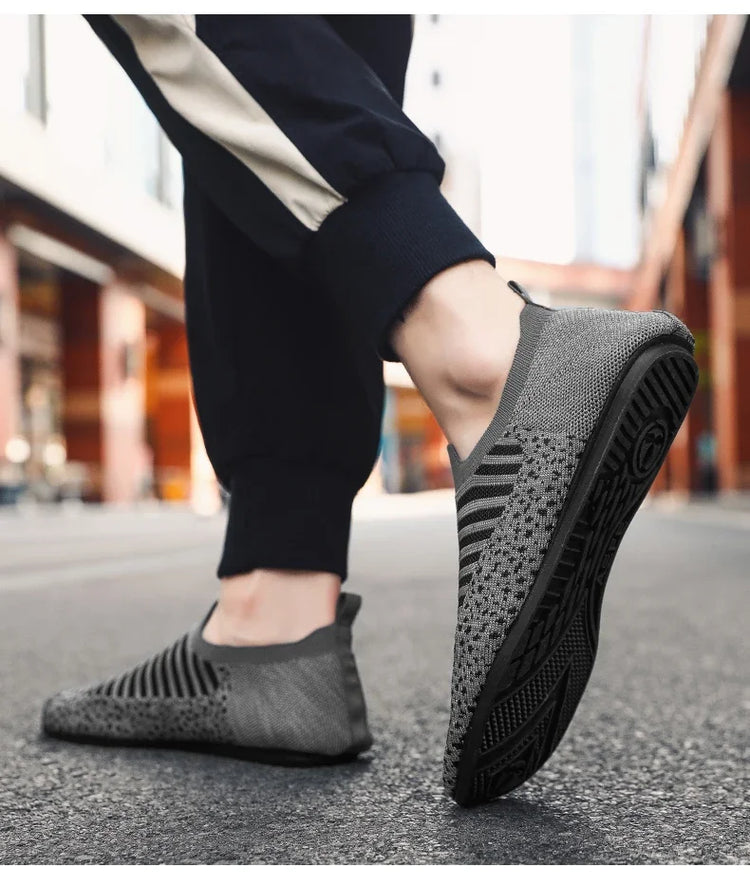 YRZL Mocassini in rete Mocassini da guida da uomo Appartamenti di alta qualità Scarpe da passeggio maschili Mocassini casual in mesh traspirante Scarpe estive da uomo