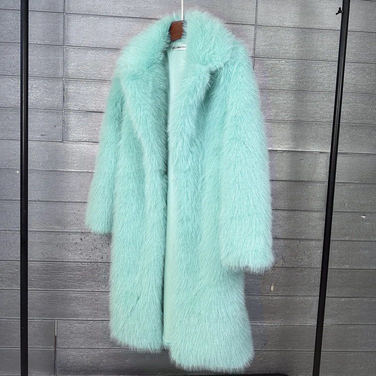 ZADORIN 2026 New Elegant Long Thick Warm Fluffy Faux Fur Coat Woman Winter Clothes Faux Fur Coats Jackets for Woman Outerwears
