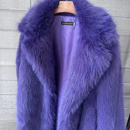ZADORIN 2026 New Elegant Long Thick Warm Fluffy Faux Fur Coat Woman Winter Clothes Faux Fur Coats Jackets for Woman Outerwears