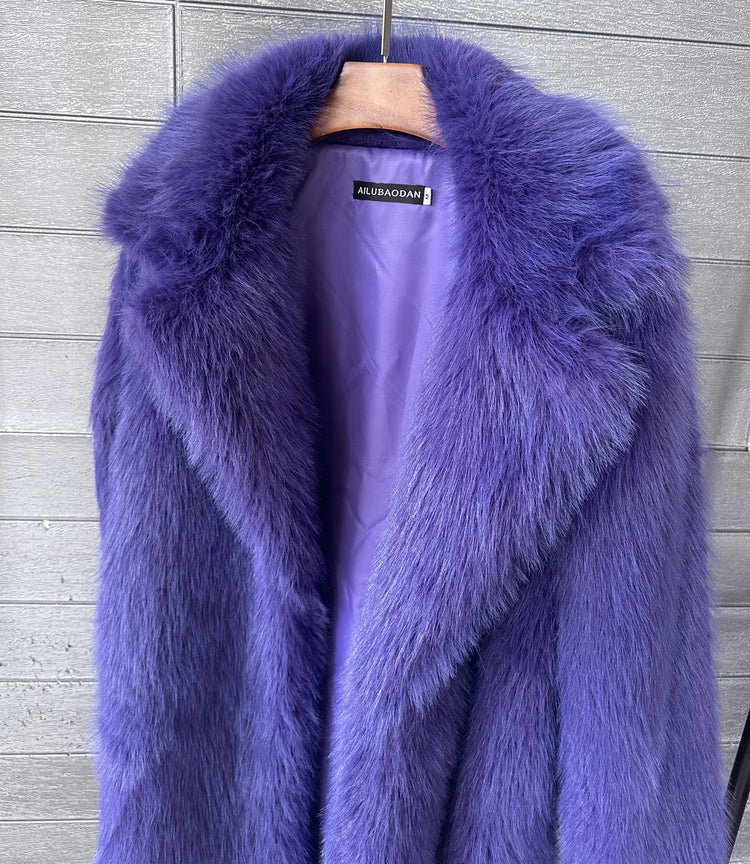 ZADORIN 2026 New Elegant Long Thick Warm Fluffy Faux Fur Coat Woman Winter Clothes Faux Fur Coats Jackets for Woman Outerwears