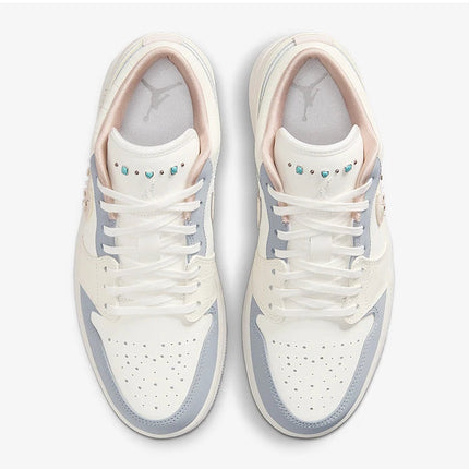 Scarpe sportive durevoli Nike Air Jordan 1 Low originali da donna IH7323-100 platinumshop