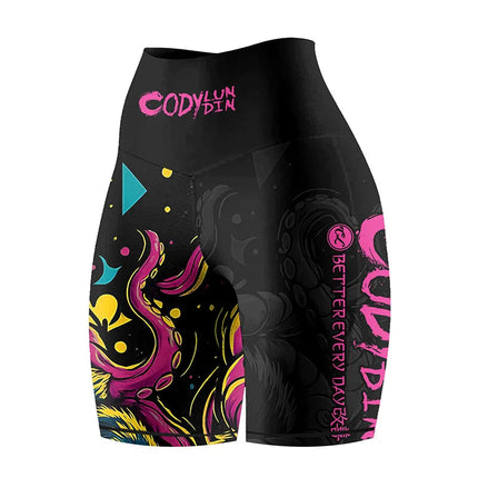 Yoga Women's MMA BJJ Training Fight Boxing Shorts Gym Jiu-Jitsu Muay Thai Wrestling Compression Shorts Sportswear For Ladies PlatiNum
