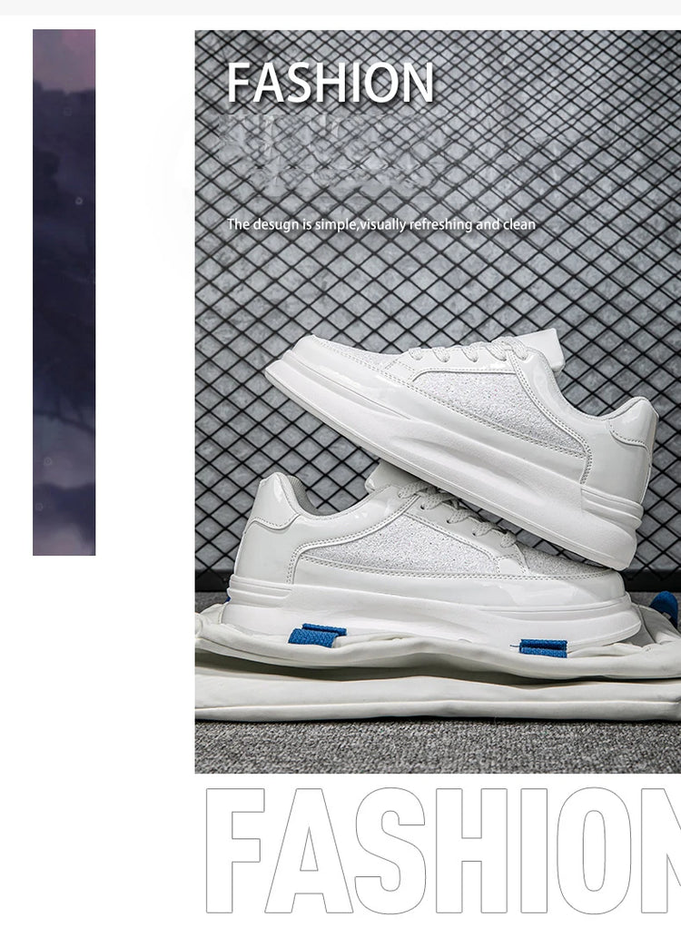 New Men Skateboard Shoes Platform Trend Sport Shoes Women Sneaker Sequin Shoes for Men Chaussure Homme Female Sneakers