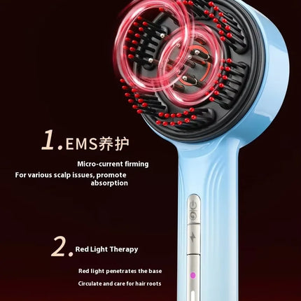 New Scalp Massage Comb Infrared Light Head Massager for Hair Growth Electric Scalp Oil Applicator Anti-Hair Loss Hair Care
