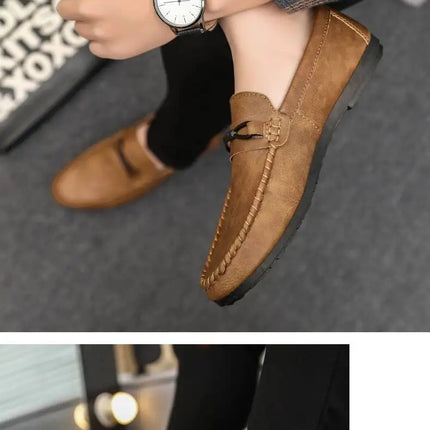 Mocassini da Uomo di Lusso in Pelle PU, Moda Casual, Nuovi Modelli 2026, Comodi e di Alta Qualità, Scarpe da Guida e Sneakers
